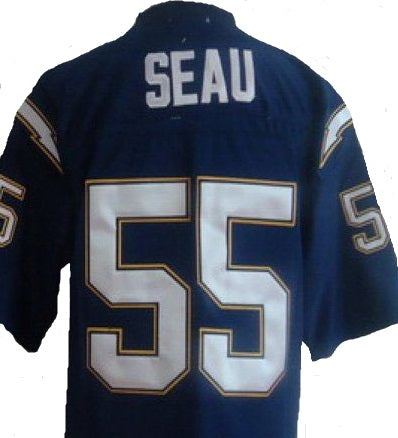 Junior Seau San Diego Chargers Throwback Football Jersey – Best