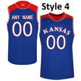 Kansas Jayhawks Customizable Basketball Jersey