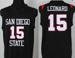 Kawei Leonard San Diego State Basketball Jersey (In-Stock-Closeout) Size 5XL/64 Inch Chest