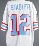 Ken Stabler Houston Oilers Throwback Football Jersey