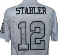 Ken Stabler Oakland Raiders Throwback Football Jersey