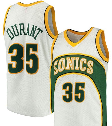 Kevin Durant Seattle SuperSonics Throwback Basketball Jersey