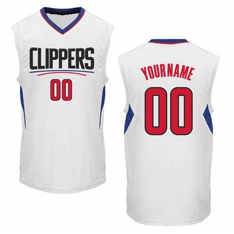 Los Angeles Clippers Customizable  Basketball Jersey
