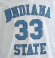 High School Basketball Jersey Larry Bird #33 Indiana State