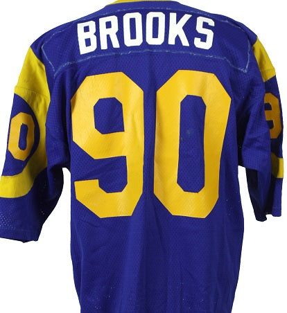 Larry Brooks Los Angeles Rams Throwback Football Jersey – Best
