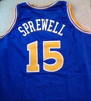 Latrell Sprewell Golden State Warriors Basketball Jersey