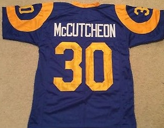 Lawrence McCutcheon Los Angeles Rams Football Jersey (In-Stock-Closeout) Size XXL/52 Inch Chest