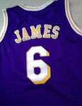 LeBron James Los Angeles Lakers Purple Basketball Jersey