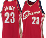 LeBron James Cleveland Cavaliers 2003-04 Red Jersey