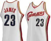 LeBron James Cleveland Cavaliers 2003-04 White Jersey