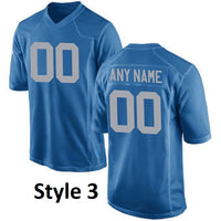 Detroit Lions Customizable Pro Style Football Jersey