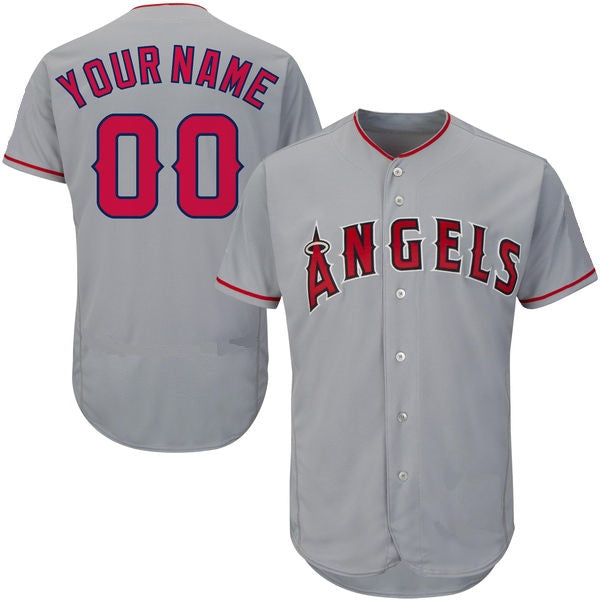 Los Angeles Angels Customizable Baseball Jersey – Best Sports Jerseys