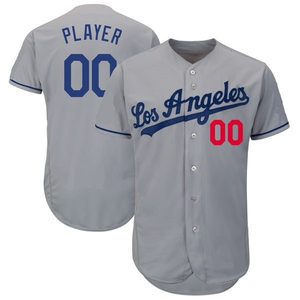 Los Angeles Dodgers Style Customizable Baseball Jersey