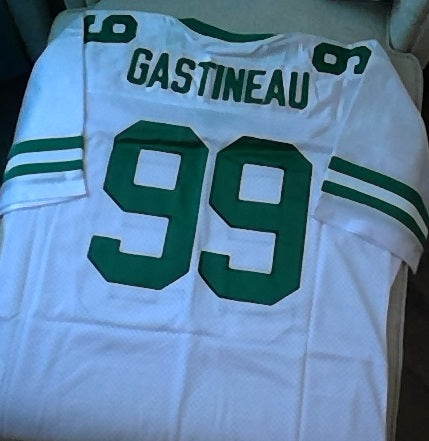 Marc Gastineau New York Jets Football Jersey (In-Stock-Closeout) Size XL/48 Inch Chest