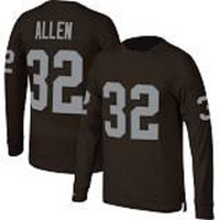 Marcus Allen Oakland Raiders Long Sleeve Football Jersey