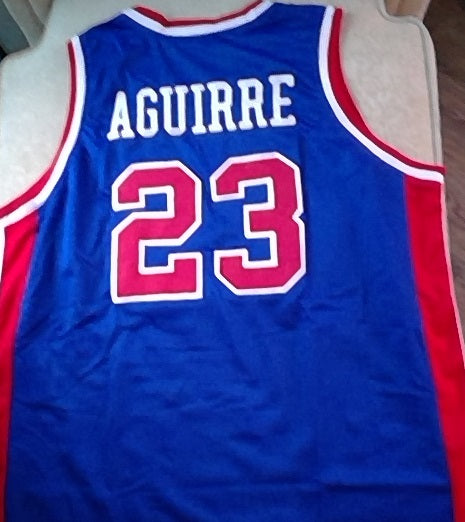Mark Aguirre Detroit Pistons Basketball Jersey