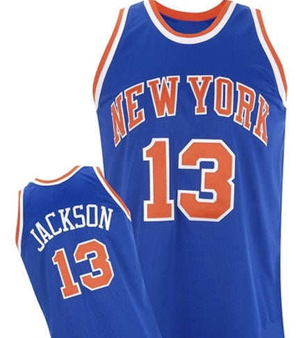 Mark Jackson player worn jersey patch basketball card (New York