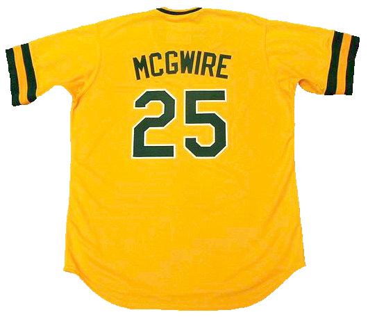Mark McGwire Oakland Athletics Throwback Jersey Older Style A6400 XL