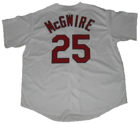 Mark McGwire St. Louis Cardinals White Home Jersey – Best Sports Jerseys