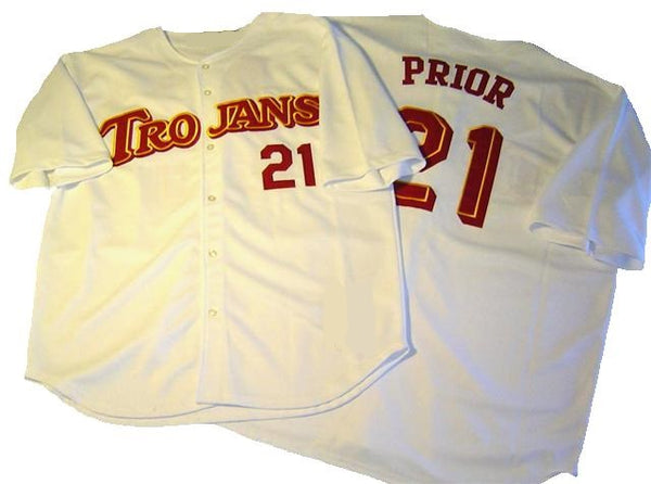 Mark Prior USC Trojans College Baseball Jersey – Best Sports Jerseys
