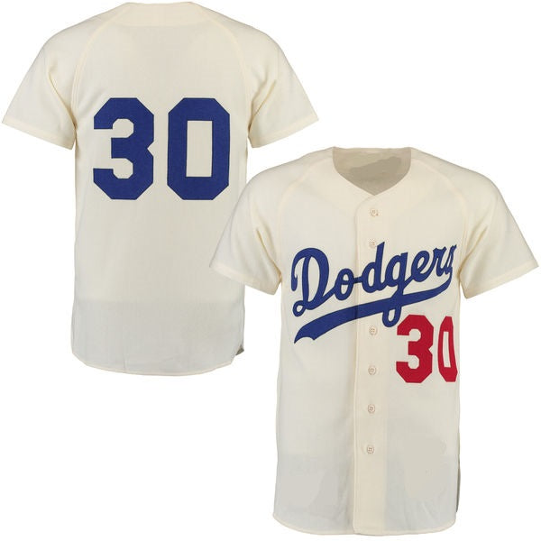 Maury Wills 1962 Brooklyn Dodgers Throwback Jersey