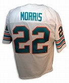 Mercury Morris 17-0 Autographed Miami Custom Football Jersey - BAS