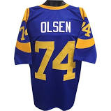 Merlin Olsen Los Angeles Rams Throwback Football Jersey