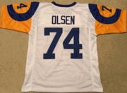 Merlin Olsen Los Angeles Rams Football Jersey