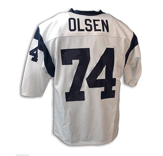 Merlin Olsen Los Angeles Rams Vintage Style Jersey – Best Sports Jerseys
