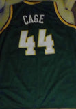 Michael Cage Seattle Sonics Basketball Jersey