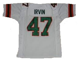 Miami Hurricanes Michael Irvin #47 Orange Men Stitch Jersey Nike