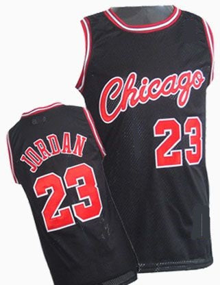 Bulls Michael Jordan Iridescent Holographic Black Inspired Baseball Jersey  Shirt