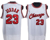 Michael Jordan White Chicago Bulls Throwback Jersey