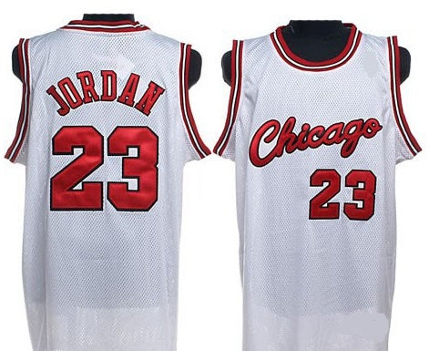 Michael Jordan White Chicago Bulls Throwback Jersey – Best Sports