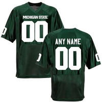 Michigan State Spartans Style Customizable Football Jersey
