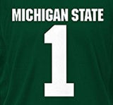 Michigan State Spartans Throwback Style Customizable Football Jersey