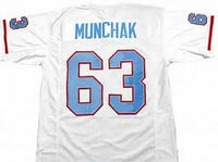 Mike Munchak Houston Oilers Throwback Football Jersey
