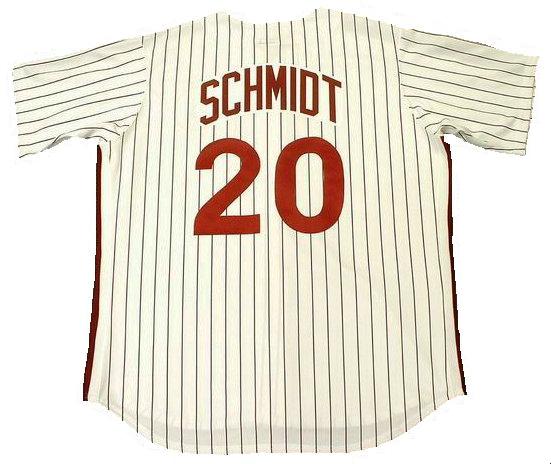 Mike Schmidt Philadelphia Phillies Home Throwback Baseball Jersey