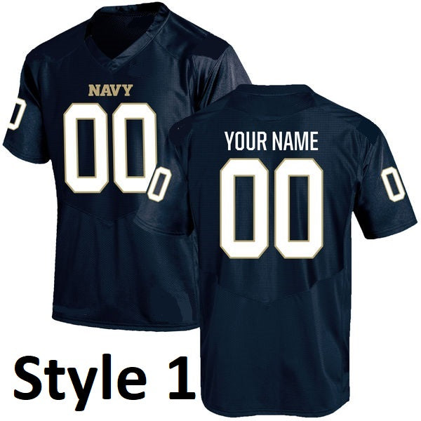 Navy Midshipmen Customizable Football Jersey