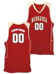 Nebraska Cornhuskers Style Customizable Basketball Jersey