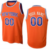 New York Knicks Style Customizable Basketball Jersey