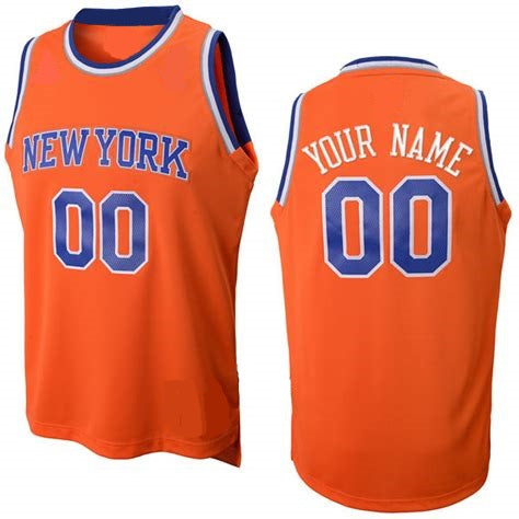 New York Knicks Style Customizable Basketball Jersey – Best Sports Jerseys