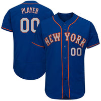 New York Mets Style Customizable Throwback Baseball Jersey
