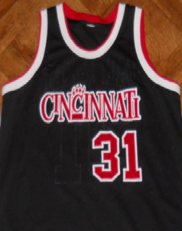 Custom College Basketball Jerseys Cincinnati Bearcats Jersey Name and Number Black Retro