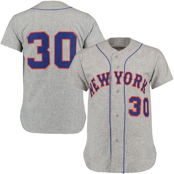 Nolan Ryan 1969 New York Mets Gray Road Jersey – Best Sports Jerseys