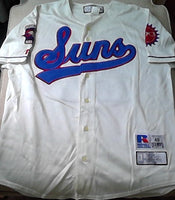 Nolan Ryan Authentic Russell Diamond Legends Hagerstown Suns Minor League Baseball Jersey (In-Stock-Closeout) Size XL/48 Inch Chest