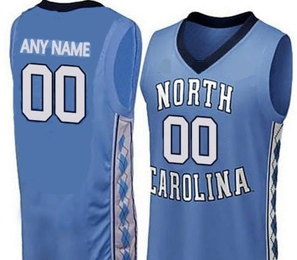 Tar Heels custom name and number jersey