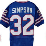 OJ Simpson Buffalo Bills Throwback Football Jersey