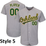 Oakland Athletics Customizable Baseball Jersey