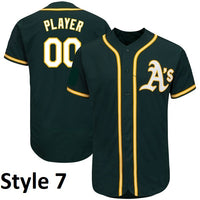 Oakland Athletics Customizable Jersey